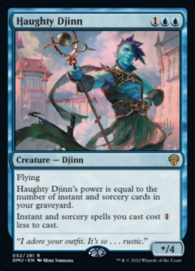 Haughty Djinn (Promo Pack) [Dominaria United Promos] | Spectrum Games