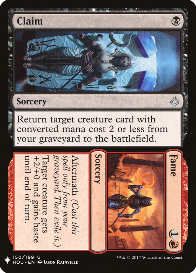 Claim // Fame [Mystery Booster] | Spectrum Games