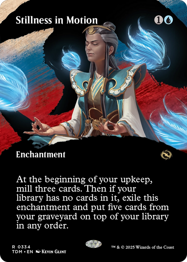 Stillness in Motion (Borderless) [Tarkir: Dragonstorm] | Spectrum Games