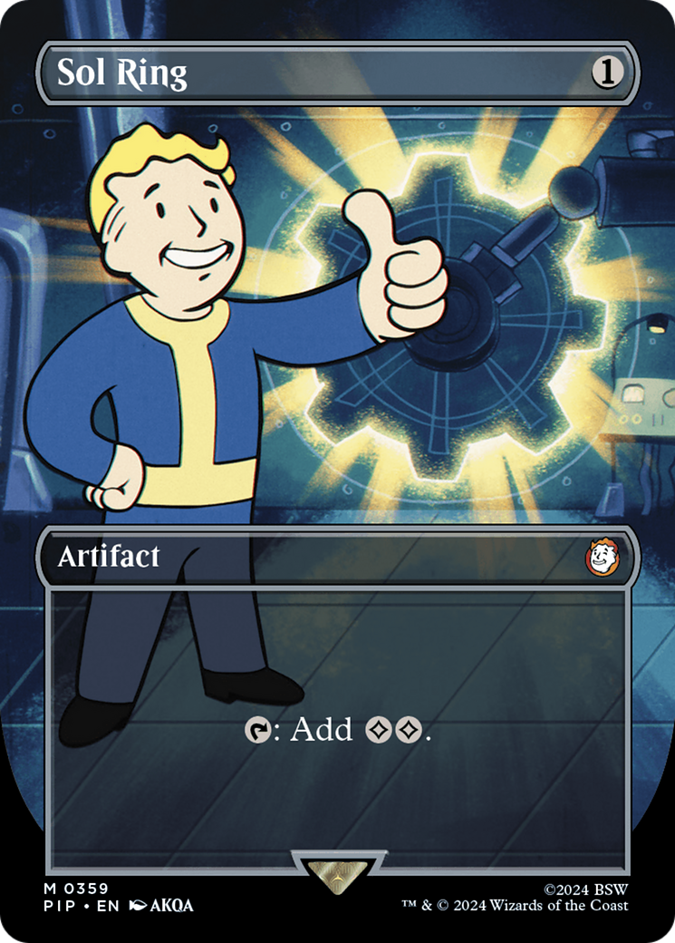 Sol Ring (Borderless) [Fallout] | Spectrum Games