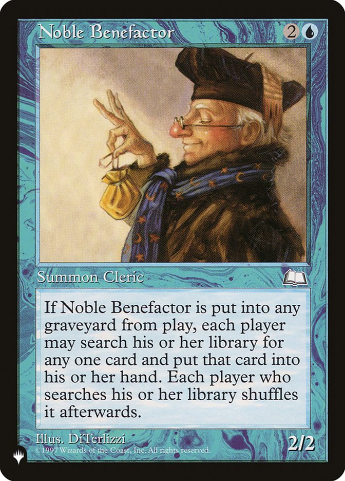 Noble Benefactor [The List] | Spectrum Games