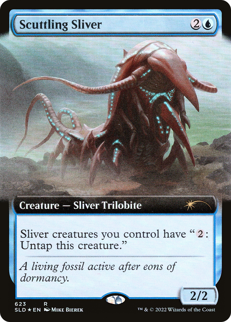 Scuttling Sliver (Extended Art) [Secret Lair Drop Promos] | Spectrum Games