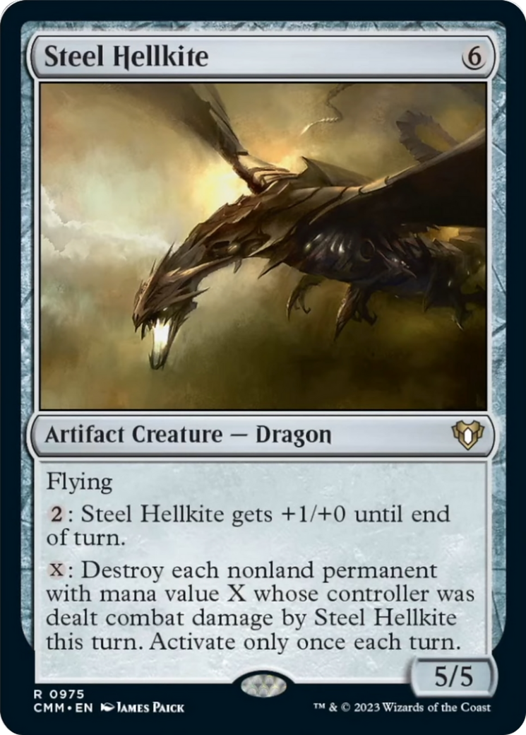 Steel Hellkite [Commander Masters] | Spectrum Games