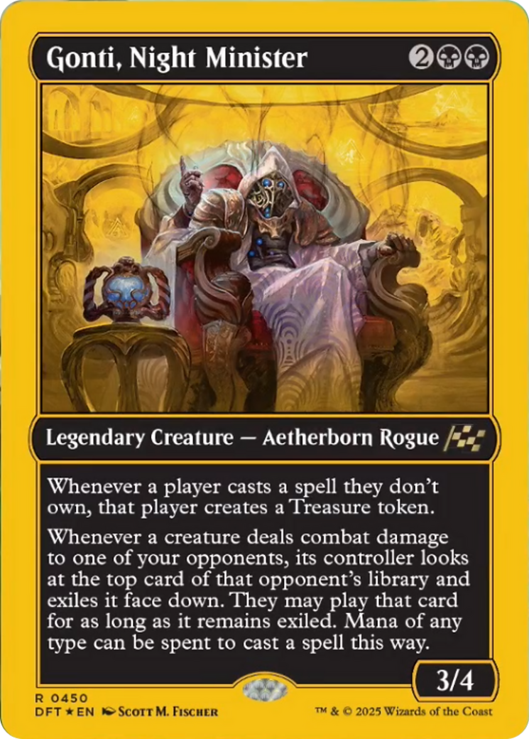 Gonti, Night Minister (First-Place Foil) [Aetherdrift] | Spectrum Games