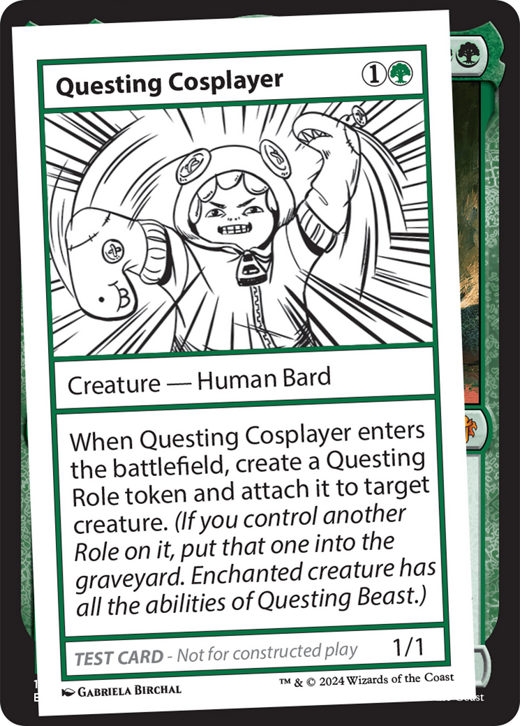 Questing Cosplayer [Mystery Booster 2 Playtest Cards] | Spectrum Games