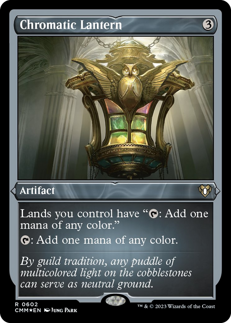 Chromatic Lantern (Foil Etched) [Commander Masters] | Spectrum Games