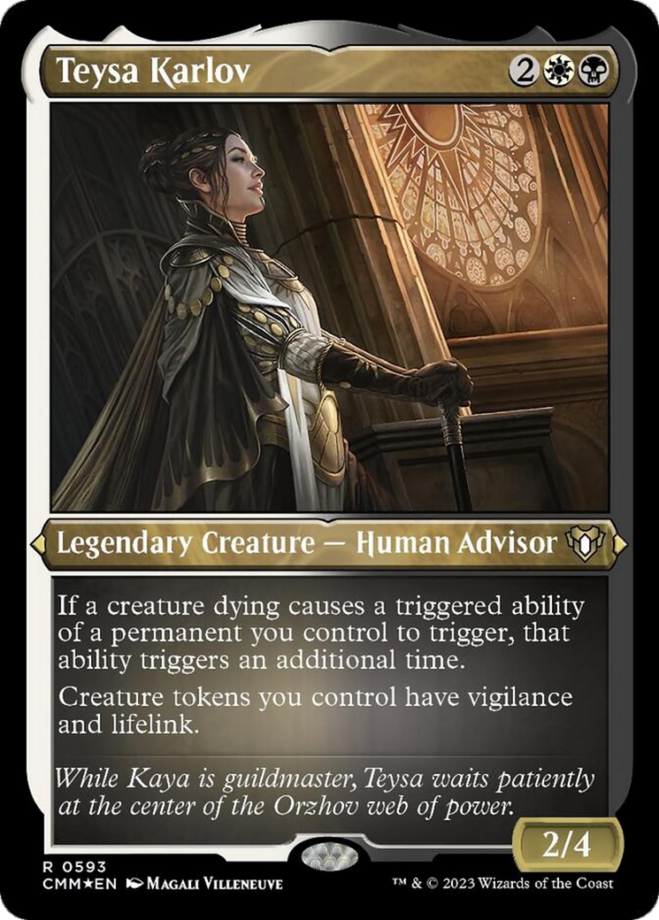 Teysa Karlov (Foil Etched) [Commander Masters] | Spectrum Games