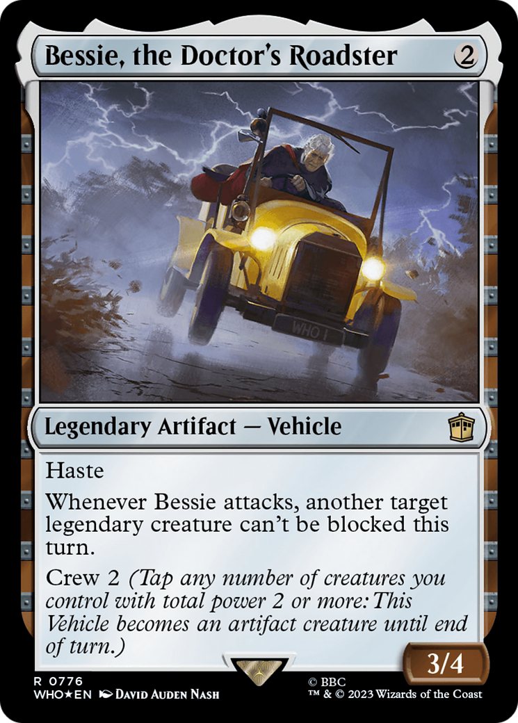 Bessie, the Doctor's Roadster (Surge Foil) [Doctor Who] | Spectrum Games