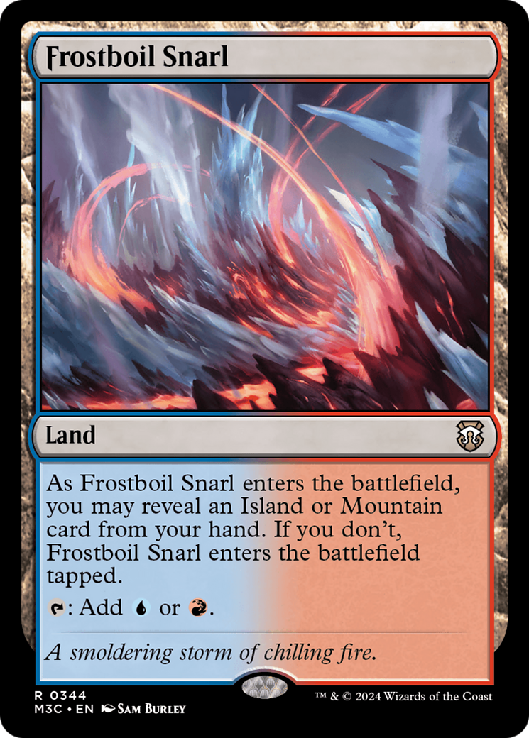 Frostboil Snarl (Ripple Foil) [Modern Horizons 3 Commander] | Spectrum Games