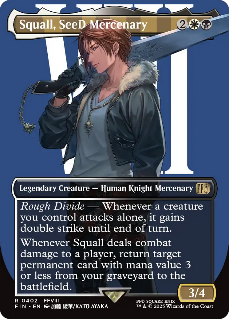 Squall, SeeD Mercenary (Borderless) [FINAL FANTASY] | Spectrum Games