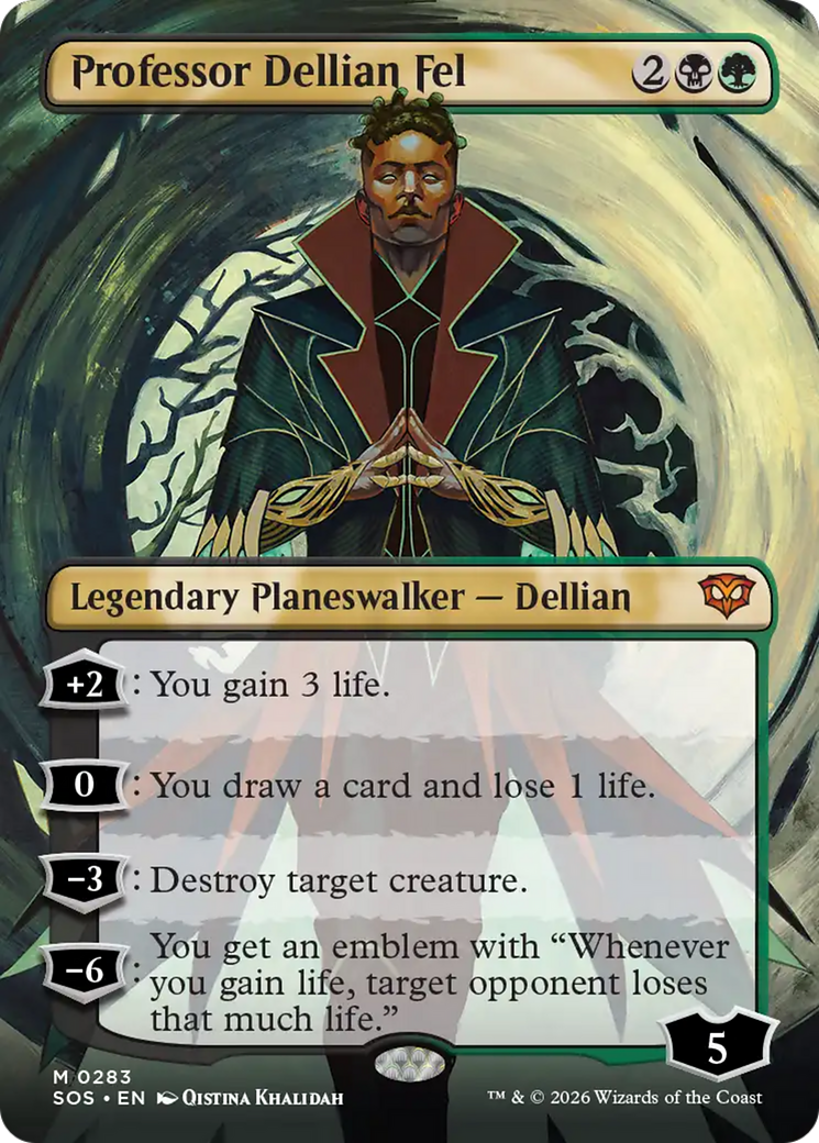 Professor Dellian Fel (Borderless) [Secrets of Strixhaven] | Spectrum Games