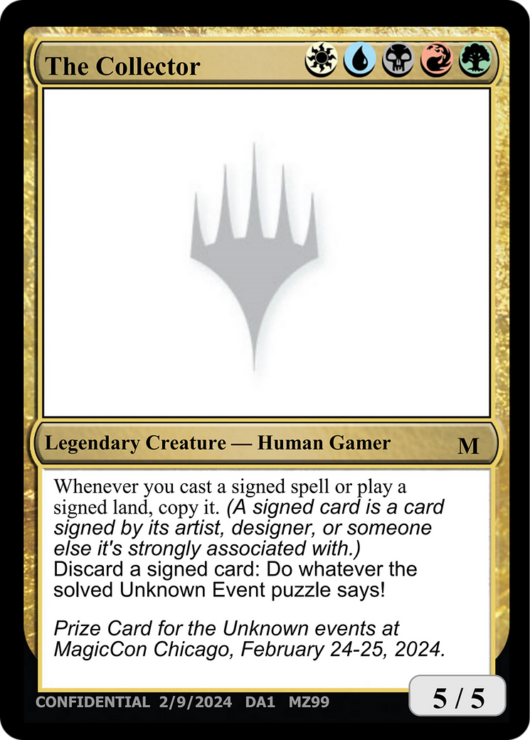 The Collector [Unknown Event] | Spectrum Games