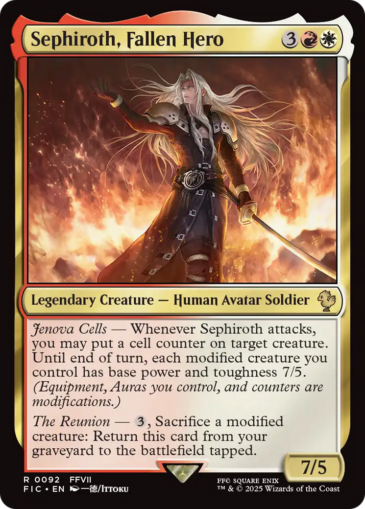 Sephiroth, Fallen Hero [FINAL FANTASY Commander] | Spectrum Games