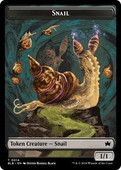 Snail // Thundertrap Trainer Double-Sided Token [Bloomburrow Tokens] | Spectrum Games