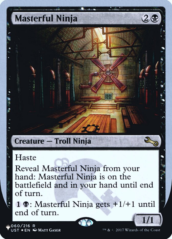 Masterful Ninja (Unfinity Foil Edition) [The List] | Spectrum Games