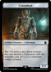 Horse // Cyberman Double-Sided Token [Doctor Who Tokens] | Spectrum Games