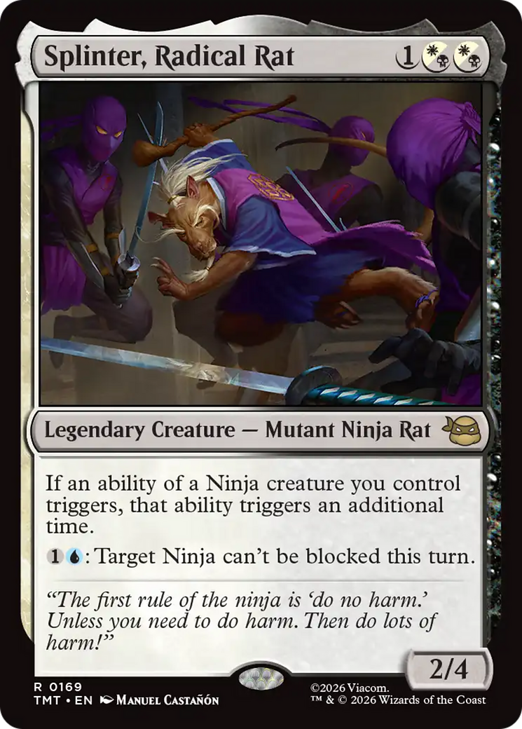 Splinter, Radical Rat [Teenage Mutant Ninja Turtles] | Spectrum Games