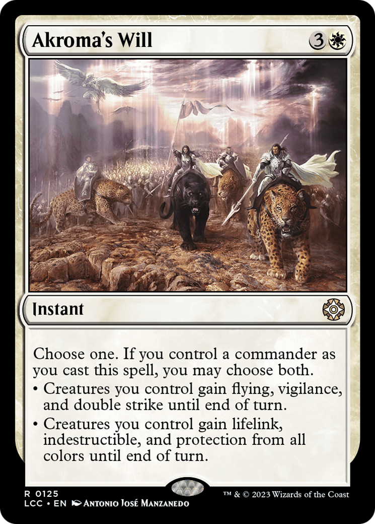 Akroma's Will [The Lost Caverns of Ixalan Commander] | Spectrum Games
