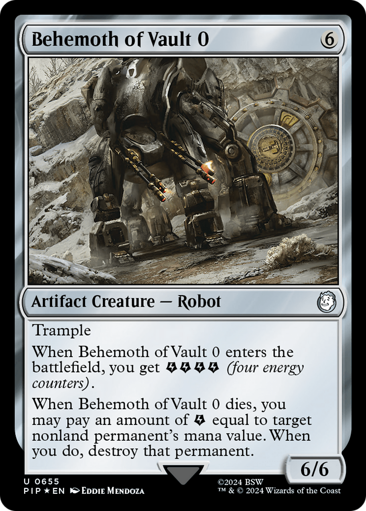 Behemoth of Vault 0 (Surge Foil) [Fallout] | Spectrum Games