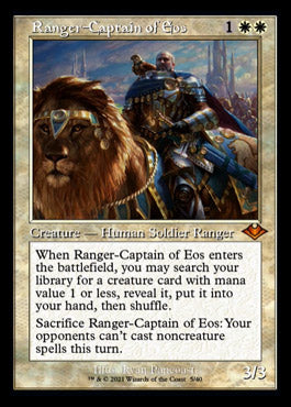 Ranger-Captain of Eos (Retro Foil Etched) [Modern Horizons] | Spectrum Games