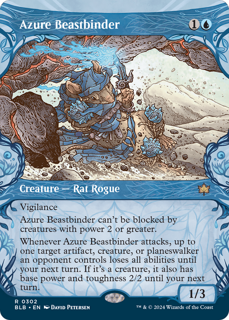 Azure Beastbinder (Showcase) [Bloomburrow] | Spectrum Games