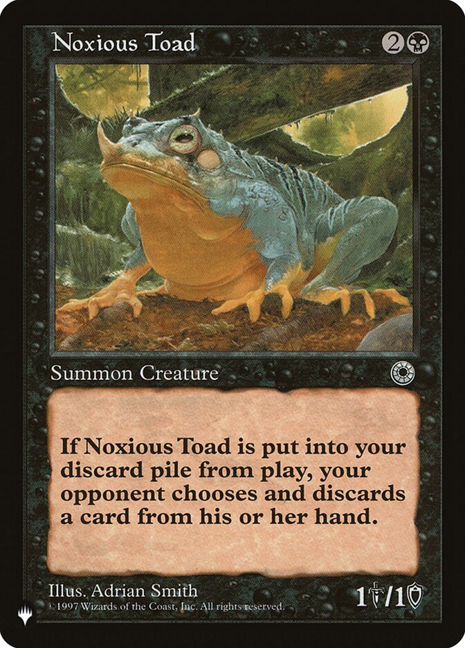 Noxious Toad [The List] | Spectrum Games