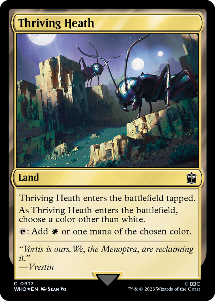 Thriving Heath (Surge Foil) [Doctor Who] | Spectrum Games