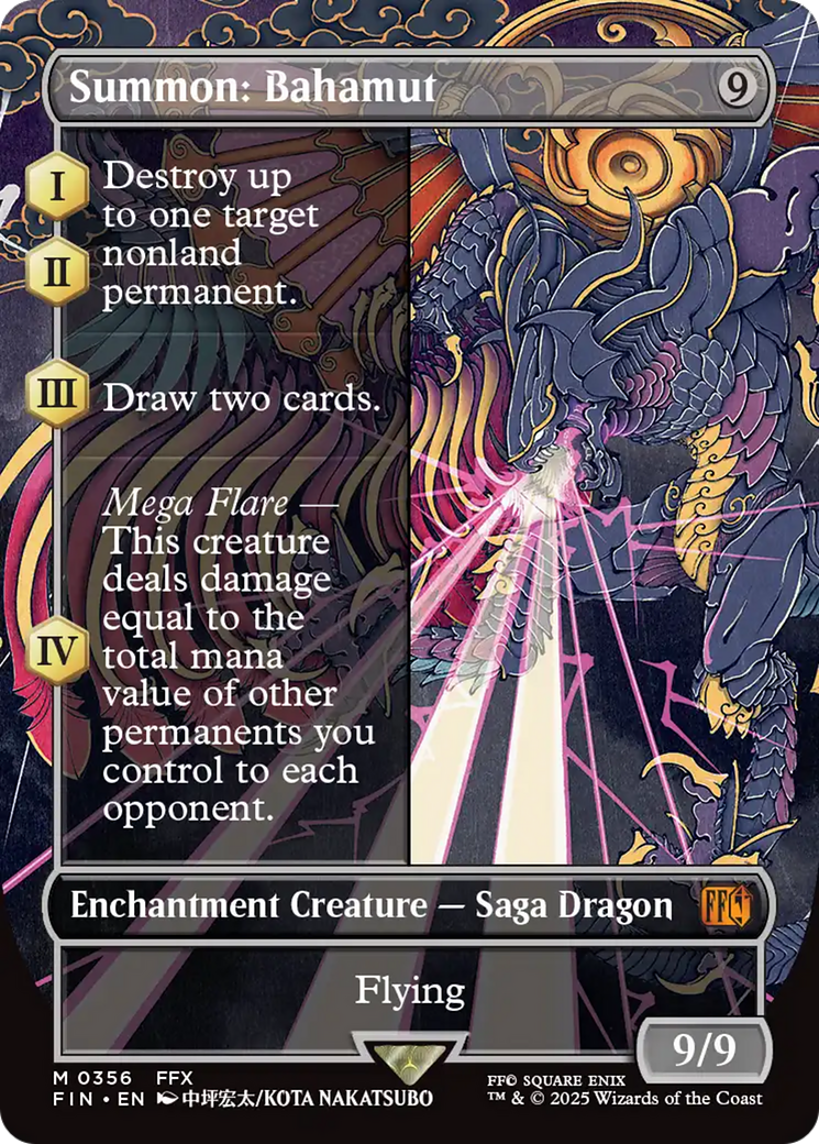 Summon: Bahamut (Borderless) [FINAL FANTASY] | Spectrum Games