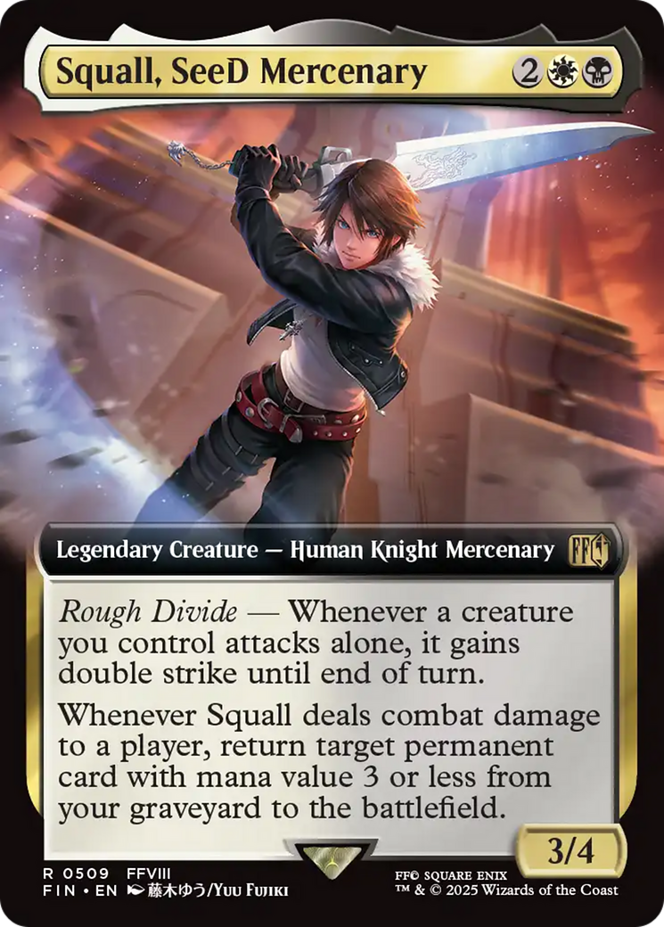 Squall, SeeD Mercenary (Extended Art) [FINAL FANTASY] | Spectrum Games