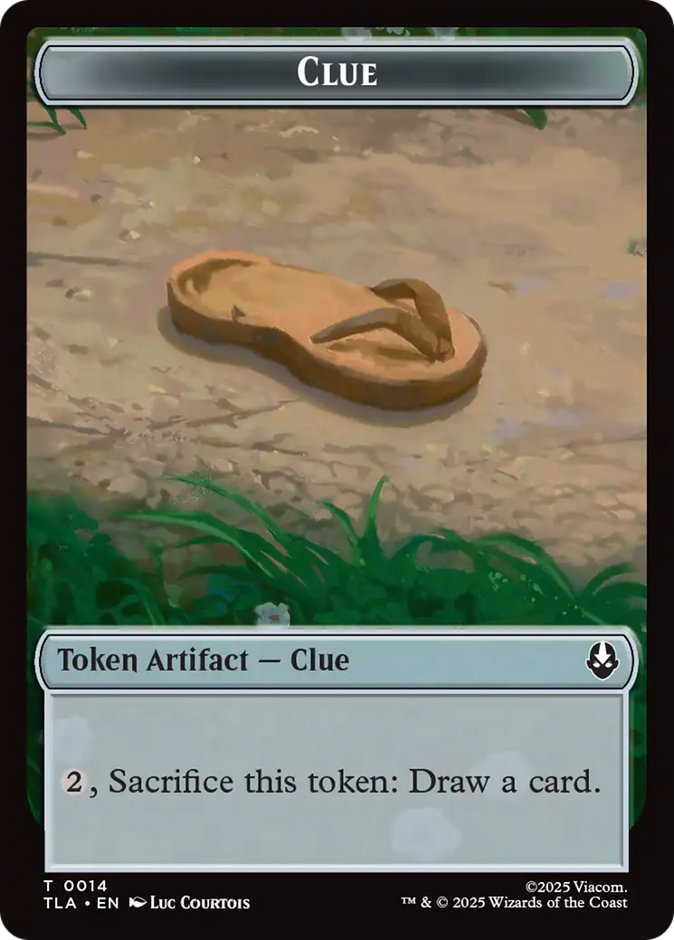 Clue (0014) // Copy (0002) Double-Sided Token [Avatar: The Last Airbender Tokens] | Spectrum Games