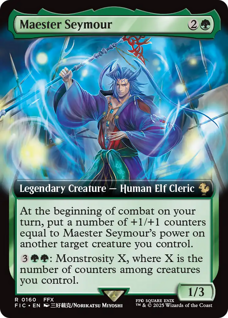 Maester Seymour (Extended Art) [FINAL FANTASY Commander] | Spectrum Games