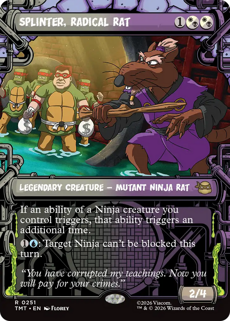 Splinter, Radical Rat (Showcase) [Teenage Mutant Ninja Turtles] | Spectrum Games