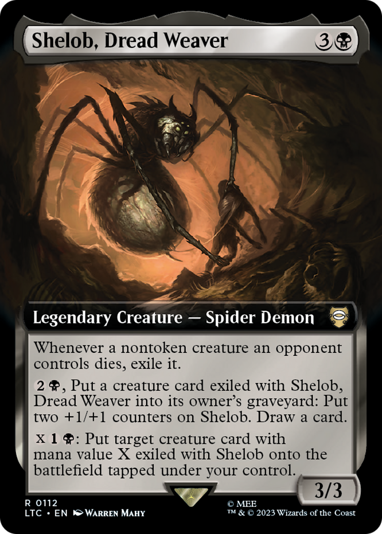 Shelob, Dread Weaver (Extended Art) [The Lord of the Rings: Tales of Middle-Earth Commander] | Spectrum Games