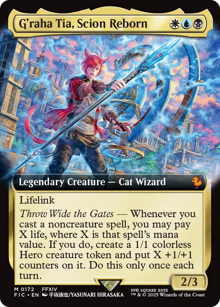 G'raha Tia, Scion Reborn (Extended Art) [FINAL FANTASY Commander] | Spectrum Games