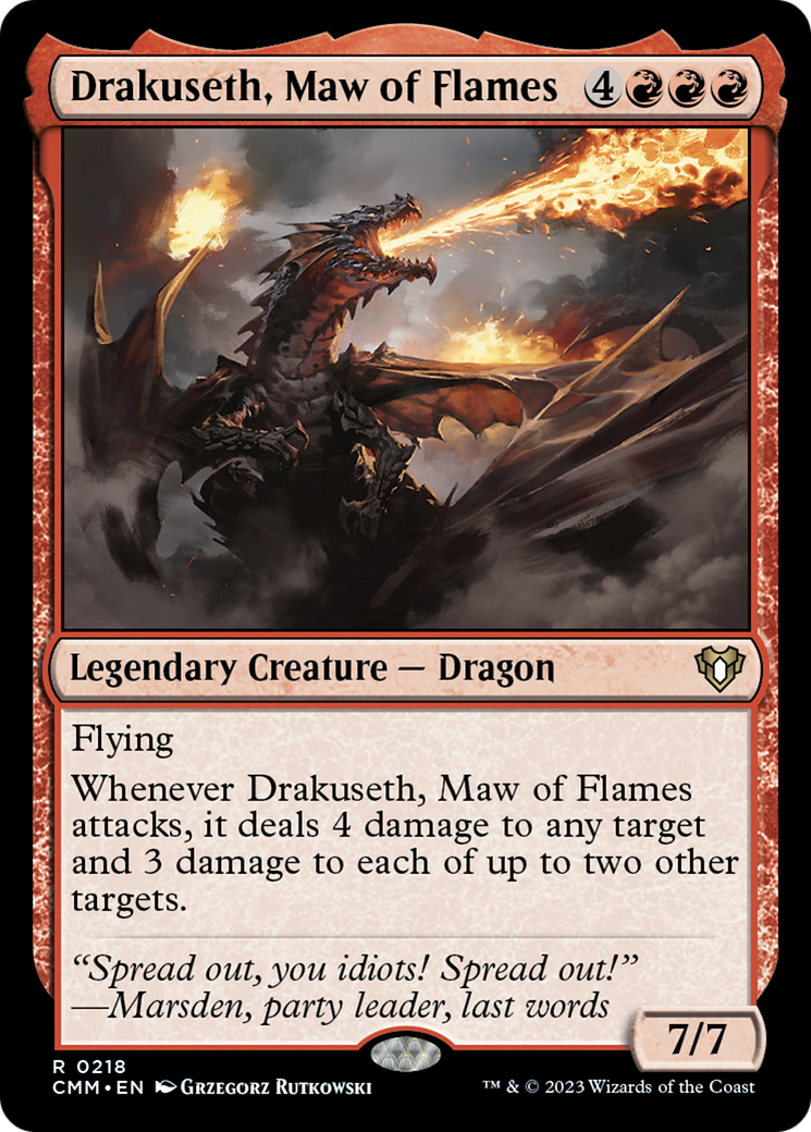 Drakuseth, Maw of Flames [Commander Masters] | Spectrum Games