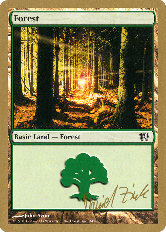 Forest (dz347) (Daniel Zink) [World Championship Decks 2003] | Spectrum Games