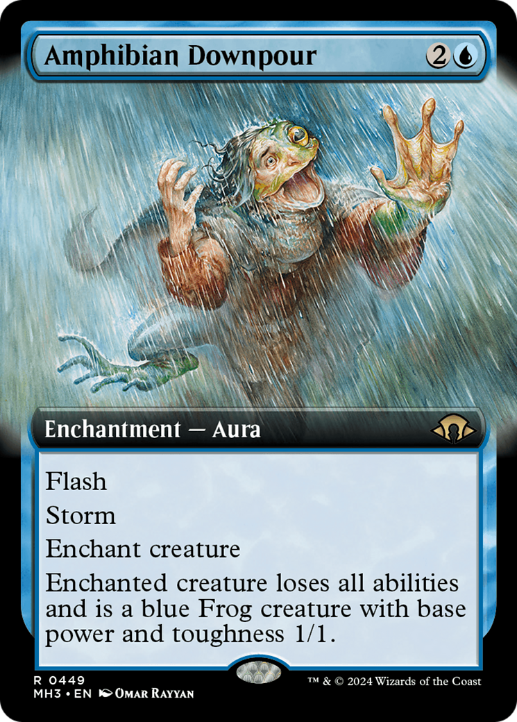 Amphibian Downpour (Extended Art) [Modern Horizons 3] | Spectrum Games