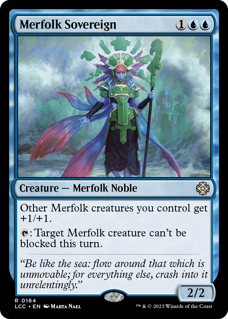 Merfolk Sovereign [The Lost Caverns of Ixalan Commander] | Spectrum Games