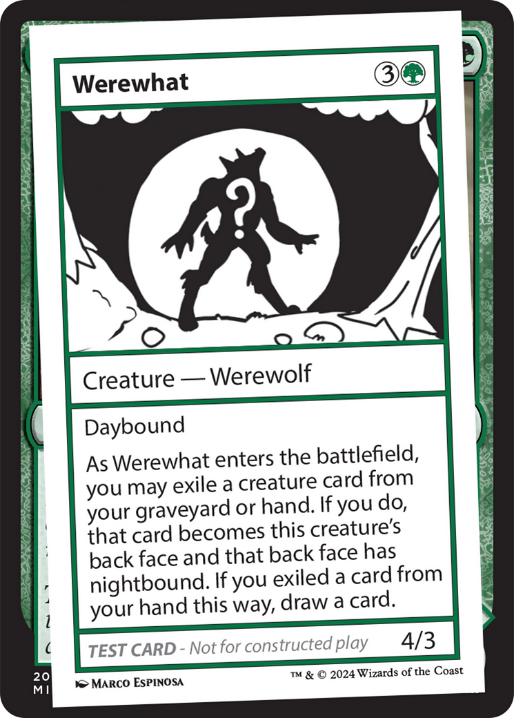 Werewhat [Mystery Booster 2 Playtest Cards] | Spectrum Games