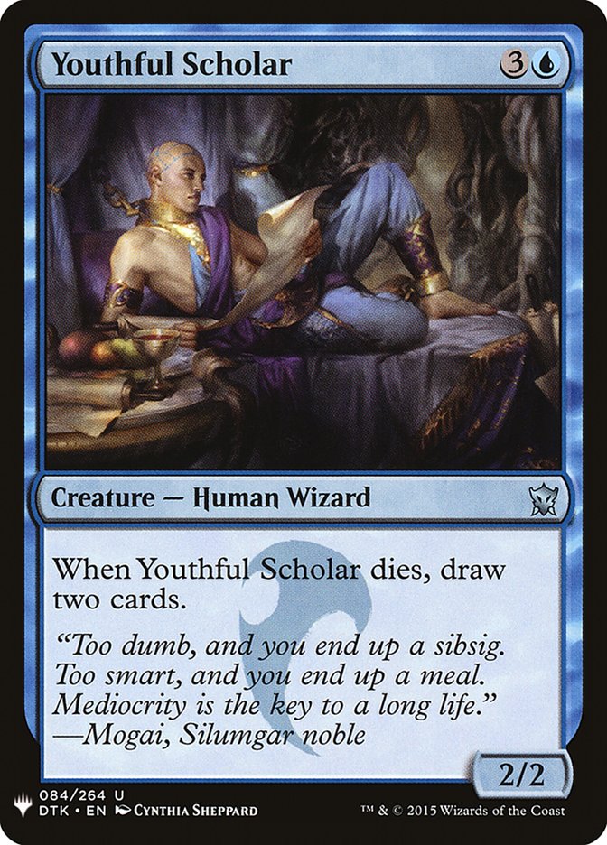 Youthful Scholar [Mystery Booster] | Spectrum Games