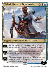 Teferi, Hero of Dominaria (White Border) [Mystery Booster 2] | Spectrum Games