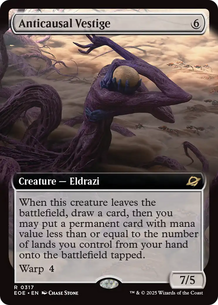 Anticausal Vestige (Extended Art) [Edge of Eternities] | Spectrum Games