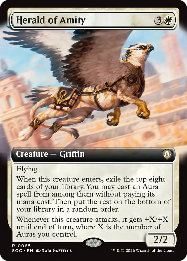 Herald of Amity (Extended Art) [Secrets of Strixhaven Commander] | Spectrum Games