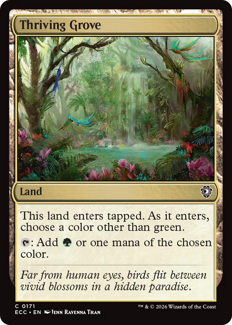 Thriving Grove [Lorwyn Eclipsed Commander] | Spectrum Games