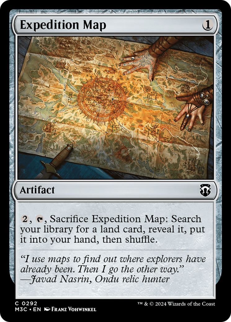 Expedition Map (Ripple Foil) [Modern Horizons 3 Commander] | Spectrum Games