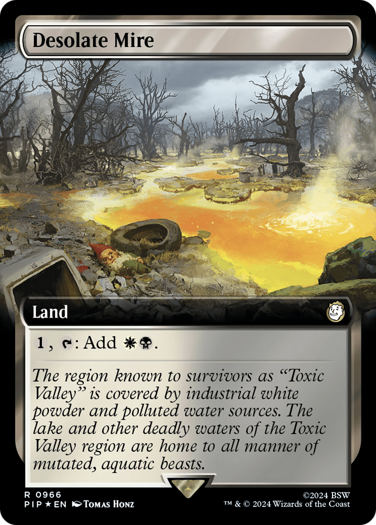 Desolate Mire (Extended Art) (Surge Foil) [Fallout] | Spectrum Games