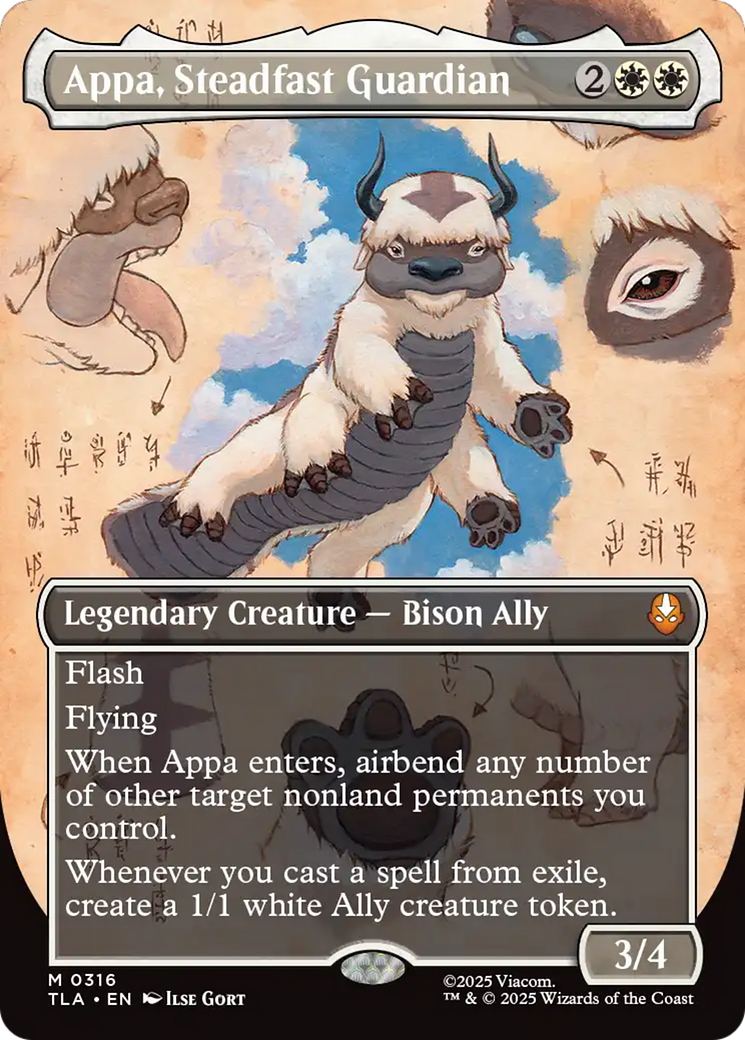 Appa, Steadfast Guardian (Borderless) [Avatar: The Last Airbender] | Spectrum Games