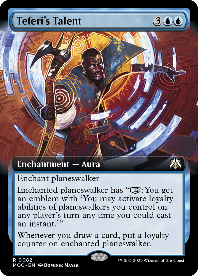 Teferi's Talent (Extended Art) [March of the Machine Commander] | Spectrum Games