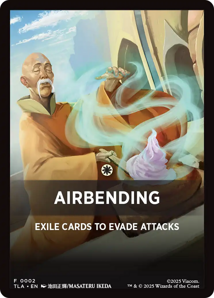 Airbending Theme Card [Avatar: The Last Airbender Tokens] | Spectrum Games