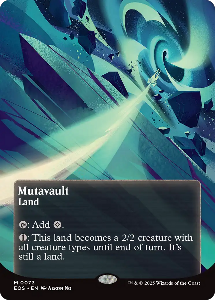 Mutavault (0073) (Borderless) [Edge of Eternities: Stellar Sights] | Spectrum Games